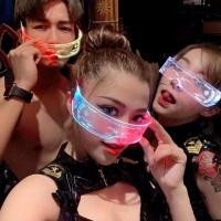 ราคา แว่นตาไฟ LED แว่นตา LED เปลี่ยนสีไฟได้ แว่นเรืองแสง แว่นปาร์ตี้ แว่นตาพร้อมไฟ แว่นตาไฟนีออน แว่นตาLED (18751079633)
