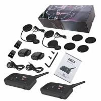 ราคา Ejeas V6 Pro ชุดหูฟังหมวกกันน็อค ชุดหูฟังบลูทูธหมวกกันน็อค6ผู้ขับขี่1200เมตรอินเตอร์โฟนสื่อสาร เฝือกโลหะ (21170853424)