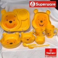 ราคา หมีพู pooh ขายเป็นชิ้น จานเมลามีนเด็ก ถาดหลุม จาน ชาม แก้ว ช้อนส้อมเด็ก (17338089915)