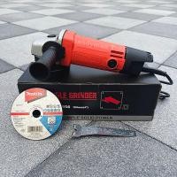 ราคา Makita หินเจียร เครื่องเจียร รุ่น 954 กำลัง 570W ขนาด 4 นิ้ว พร้อมอุปกรณ์และพร้อมใบตัดเหล็ก Makita 1 ใบ (19489973959)