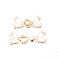 ราคา 5ชิ้นปุ่มปรับเอวรูปกระต่ายน่ารัก DIY ปุ่มปรับกระดุมโลหะที่มองไม่เห็นสามารถถอดออกได้หัวเข็มขัดกางเกงยีนส์ไม่มีเข็มขัดเอวเล็บ (19076420133)