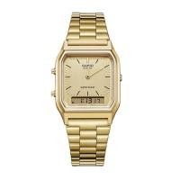 ราคา สิงค้าขายดี คาสิโอ สองระบบเข็มดิจิตอล นาฬิกาข้อมือผู้หญิง สายสแตนเลส รุ่น AQ 230A ของแท้ ประกัน จัดส่งพร้อมกล่องคู่มือใบประกันศูนย์ (843806544)