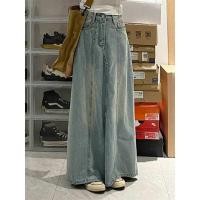 ราคา กางเกงยีนส์ขาสั้นสาวอวบ กระโปรงยีนส์สาวอวบ กระโปรงผ้าร่มยีนส์วินเทจสไตล์อเมริกันสำหรับสาวอวบไซส์ใหญ่กระโปรงยาวคลุมเข่าเอวสูงใส่แล้วดูผอมใส่แล้วดูผอมสำหรับปี2023 (19855331496)