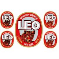 ราคา LEO B e e r สติ๊กเกอร์แต่งรถ ติดรถยนต์ รถมอเตอร์ไซค์ หมวกกันน็อค สติกเกอร์ PVC โลโก้ สปอนเซอร์ รถแข่ง Honda YamahaLeo B e e r sticker Sponsor Racing Stickers Size 27 x 18 cm (8775420676)