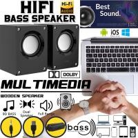 ราคา วูฟเฟอร์ไม้ 3D พร้อมปรับระดับเสียง ลำโพงคอมพิวเตอร์ USB เหมาะสำหรับคอมพิวเตอร์ทีวี ลำโพงตั้งโต๊ะ ลำโพง 2 0 ลำโพงโทรศัพท์มือถือ ลำโพงที (21167792248)