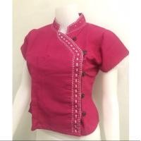 ราคา เสื้อคอจีนป้ายหน้า เสื้อผ้าฝ้ายพื้นเมือง ผ้าพื้นเมือง งานปักมือ จากเชียงใหม่ (20883956512)