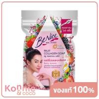 ราคา BeNice Fruit Collagen Soap Mixed Berry Tomato 120g บีไนซ์ สบู่ก้อน ฟรุต คอลลาเจน เบอร์รี่รวม และมะเขือเทศ (8273567439)