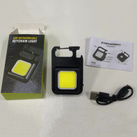 ราคา ไฟพวงกุญแจLED 3 โหมด ไฟฉาย 500mAh ไฟLED ไฟ LED ไฟฉายแรงสูง ไฟฉายฉุกเฉิน สายชาร์จ USB แบบพกพา ความสว่างสูง การดูดซับแม่เหล็ก (20619719722)