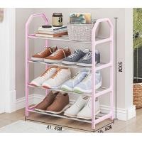 ราคา ชั้นวางรองเท้า 4 ชั้น ผลิตจากท่อสแตนเลส โครงสร้างแข็งแรง ชั้นวางรองเท้าสแตนเลส (21007368471)