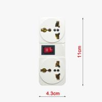 ราคา Toshino ปลั๊กแปลงขาแบน 2 ช่อง 1 สวิทซ์ ปลั๊ก UNIVERSAL รุ่น TW 2 ปลั๊กแปลง 2 ช่อง ขาแบน (17356016128)