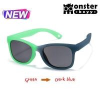 ราคา NEW แว่นตากันแดดเปลี่ยนสีได้เมื่อออกที่แจ้ง เด็กโต Monster Boyy MC3 ทรง wayfarer เหมาะสำหรับเด็กอายุ 3 10 ปี (20014313121)