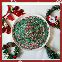 ราคา Sprinkle Sugar น้ำตาลเม็ดแต่งเค้ก ธีมคริสต์มาส หลายรูปแบบ ทานได้ (21039952970)