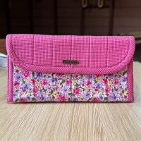 ราคา P016 กระเป๋าสตางค์ใบยาว5ช่อง แฮนด์เมด ใส่สตางค์ใบยาว ใส่มือถือ6 5 ได้ ใส่โทรศัพท์ (20355572387)