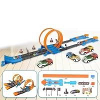 ราคา 360 ํ Turn Track รางรถแข่ง Hot wheels รางรถแข่ง รถตีลังกา พร้อมรถเหล็ก 2 คัน กล่องใหญ่มาก รุ่นใหม่ล่าสุด (19994235160)