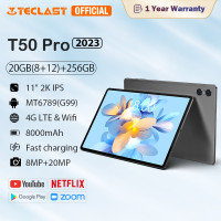 ราคา Teclast T50 Pro 2024รุ่นใหม่ 11 2K เคลือบเต็ม20GB 8 12 RAMรอม256GBAndroid 13 MTK G99 8 Core Processor IMox16GB 256GB1406คะแนนมาตรฐาน952คะแนนรองรับการโทร เกมสองซิมและการรับประกัน1ปีแบบดั้งเดิม (2130144