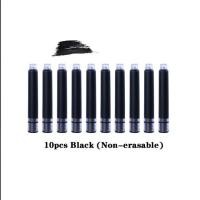 ราคา ถุงหมึก Universal 10ชิ้นแบบใช้แล้วทิ้งสีฟ้าสีดำปากกาหมึกซึมเติมสีดำสีแดงเติมตลับหมึกเครื่องใช้สำนักงาน (18521747019)