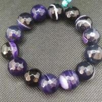 ราคา สร้อยข้อมือโมราลายสีม่วงธรรมชาติส่วนหลายเหลี่ยมสร้อยข้อมือ Sardonyx โมราสีฟ้าสร้อยข้อมือคริสตัลอเมทิสต์ (13030511929)