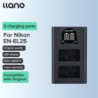 ราคา LLANO Nikon ที่ชาร์จกล้อง EN EL25นำ USB ช่องคู่ดิจิตอลสำหรับ Z50 Z30 Zfc (20046516914)