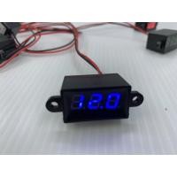ราคา วัดโวลท์กันน้ำติดมอเตอร์ไซค์ มิเตอร์วัดโวลDC3 30V กันน้ำ100 วัดโวล mini ดิจิตอล ขนาดจิ๋ว (8853023087)