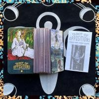 ราคา ไพ่ทาโรต์กล่องดีบุก Tarot of Opposition พร้อมหนังสือคู่มือกระดาษ ขนาดพกพา10 3X6ซม ไพ่ทำนาย ไพ่ยิปซี ไพ่ออราเคิล ไพ่ยิบซี ไพ่ทาโร่ ไพ่ดูดวง ไพ่ทาโรต์ Tarot Card Deck (20963053426)