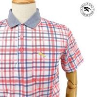 ราคา Jaguar เสื้อยืดโปโล ผู้ชาย แขนสั้น ลายตาราง สีแดง JAY 1432 RE (20486505727)