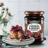 ราคา Cherry Berries Preserve แยมเชอร์รี่ เบอร์รี่ 340 กรัม แยมผลไม้แท้ (573998688)