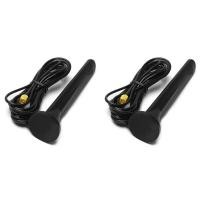 ราคา Ready Stock COD 1 2 3PCS GSM GPRS 3G 4G 5G Antenna Outdoor High Gain 15DBi 600 6000MHz SMA Male Waterproof Magnetic Sucker Antenna for Router (20484493153)