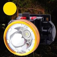 ราคา ไฟหน้า LED เล็ก ไฟแรง แบตเตอรี่ใช้งานได้ยาวนาน ไฟหน้าสวิตซ์แบบโรตารี่ (10217656702)