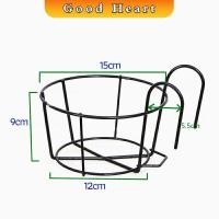 ราคา Jai Dee ตะกร้าเหล็ก ที่แขวนกระถางต้นไม้แบบเหล็ก กระถางแขวนผนัง flower stand (15760462012)