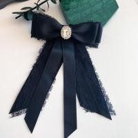 ราคา เข็มกลัดผูกโบว์ริบบิ้นเกาหลีผ้าลูกไม้เนคไทเนคไทเนคไทเสื้อคอปกพลอยเทียมและเข็มกลัดเครื่องประดับสุดหรูสำหรับเครื่องประดับผู้หญิง (18301768182)