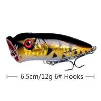 ราคา เหยื่อป๊อปเปอร์ เหยื่อปลอม Popper 7cm 12g 6 ป๊อปเปอร์ ตกปลาช่อน ชะโด กระพง ตกปลาทะเล อุปกรณ์ตกปลา ตกปลา เหยื่อตกปลา (8041882483)