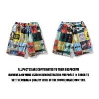ราคา BAPE Men Shorts Pants ape head color block multi pattern stitching shorts M 3XL (16833057562)