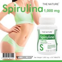ราคา สาหร่ายสไปรูลิน่า ชนิดเม็ด x 1 ขวด สาหร่ายเกลียวทอง ดีท็อกซ์ เดอะ เนเจอร์ Spirulina Tablets THE NATURE (5370200709)
