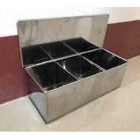 ราคา กล่องใส่เครื่องปรุง ที่ใส่เครื่องปรุง กล่องใส่เครื่องปรุงสแตนเลส 3 ช่อง ขนาด 10 24 8 5 ซม (11425420775)