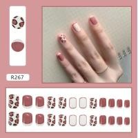 ราคา เล็บปลอม R241 R280 เล็บปลอมสำเร็จรูป เล็บปลอมกันน้ำ เล็บปลอมสำเร็จรูปกล่องละ 24 ชิ้น เล็บปลอมทาสีแล้ว เล็บปลอมสำเร็จรูป (13678671755)