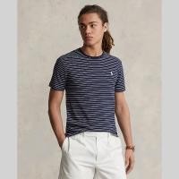ราคา Sale Polo Ralph Lauren เสื้อยืดผู้ชาย Tee Custom Slim Fit Soft Cotton T Shirt รุ่น MNPOTSH1N821899 สีฟ้า (20809282221)