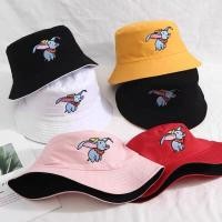 ราคา ส่งเร็วพิเศษ Hatgogo หมวก Bucket หมวกบั กเก็ต ช้าง เป็ดเหลืองหมวกบักเก็ตยิ้มใส่ได้สองด้านหมวก บั กเก็ต 2 ด้านหมวก Chang (2326080929)