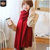 ราคา ผ้าพันคอกันหนาว ผ้าพันคอไหมพรมญี่ปุ่น ผ้าพันคอไหมพรม (17429820350)
