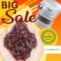 ราคา ล็อตใหม่ แครนเบอร์รี่ Premium Dried Cranberry จาก Chile ผลไม้อบแห้ง Natural 100 (2488796436)
