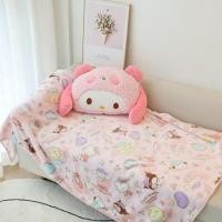 ราคา Sanrio ผ้าห่มหมอนลายการ์ตูนตุ๊กตาผ้าห่มสำหรับเด็กผ้าห่มชนิดหนาผ้าห่มโซฟา (20294360087)