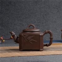 ราคา กาน้ำชากาน้ำทรายสีม่วงกาน้ำใบไม้ไม้ไผ่ไซส์ใหญ่กาน้ำชาผูเอ่อร์กาน้ำชาดำดินสีม่วงกาน้ำชาไม้ไผ่แบบโบราณความจุขนาดใหญ่ (19938207971)