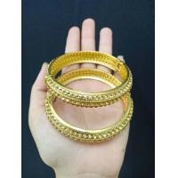 ราคา กำไลข้อมือ กำไลข้อมือเจ้าสาว กำไลข้อมือเครื่องประดับชุดไทย ราคาต่อ 1 วง กำไลสีทองมีเพชสีทอง (11231491649)