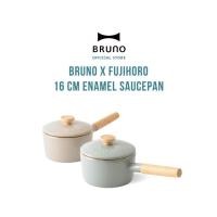 ราคา BRUNO x Fujihoro BHK281 16 cm Enamel Saucepan หม้อเหล็กเคลือบอีนาเมล หม้อด้ามยาวอีนาเมล 20 ซม หม้อ กระทะ (15213675819)