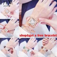 ราคา 17KMแฟชั่นผู้หญิงนาฬิกาข้อมือกันน้ำควอตซ์เพชรนาฬิกาดิจิตอล ไม่มีสร้อยข้อมือไม่มีกล่อง (3567260336)