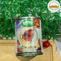ราคา บลูเบอร์รี่กระป๋อง และ สตรอเบอร์รี่กระป๋อง ตรา ออสเตอร์เบิร์ก Osterberg ผลไม้กวน Fruit topping Filling ทอปปิ้ง ฟิลลิ่ง (14691174535)