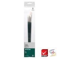 ราคา Winsor Newton พู่กัน ชุดพู่กัน วินตั้น ด้ามยาว แพ็ค 3 จำนวน 1 แพ็ค (18278680148)