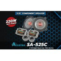 ราคา Acustika AK SA5 25C 5 25 COMPONENT SPEAKER 220W MAXPOWER ลำโพงรถยนต์ เครื่องเสียงติดรถยนต์ Speaker Amplifier Car Audio สินค้าพร้อมส่ง (12264798703)