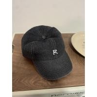 ราคา PING STUDIOS หมวกแก๊ป R หมวกผ้ายีนส์หมวกเบสบอลตัวอักษรซักได้สำหรับผู้ชายและผู้หญิงสไตล์อเมริกัน หมวกยีนส์ (20785229251)