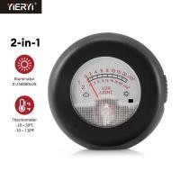 ราคา Yieryi เครื่องวัดระยะดิจิตอล2 In 1 Illuminometer เครื่องวัดอุณหภูมิกล้องส่องทางไกลยามกลางคืนมิเตอร์เครื่องวัดความสว่างเครื่องวัดความสว่างเครื่องวัดความเข้มของแสง0 250000ลักซ์สำหรับไฮโดรโปนิกส์สวนห้องพ