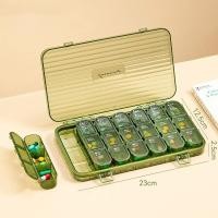 ราคา Ermo ตลับยา ตลับยาพกพา ตลับใส่ยากันน้ำ ตลับยา7ช่อง 7ช่อง กันน้ำ กันน้ำและกันความชื้น ขนาดเล็ก แบบพกพา พกพาสะดวก แบบใส กล่องเก็บยาขนาดเล็ก (20466924159)